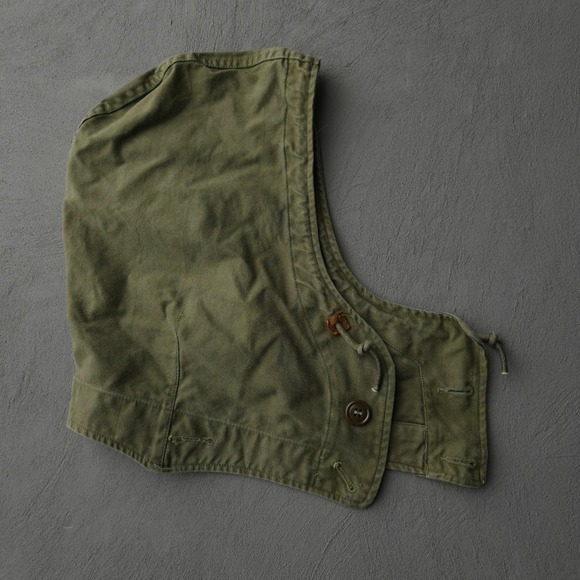 Unbranded Other - Vintage 1940s Green M-1943 Field Jacket Hood Medium Military US Army M-43